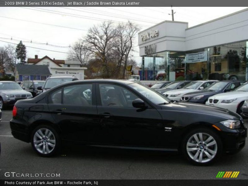 Jet Black / Saddle Brown Dakota Leather 2009 BMW 3 Series 335xi Sedan