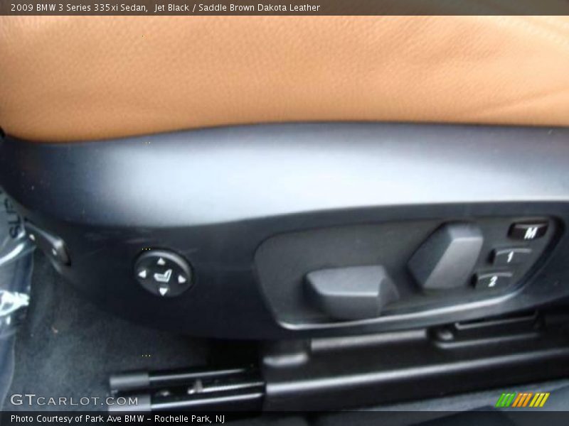 Jet Black / Saddle Brown Dakota Leather 2009 BMW 3 Series 335xi Sedan