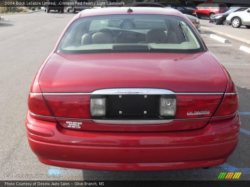 Crimson Red Pearl / Light Cashmere 2004 Buick LeSabre Limited
