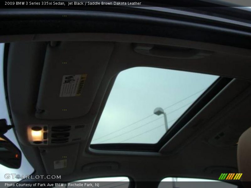 Jet Black / Saddle Brown Dakota Leather 2009 BMW 3 Series 335xi Sedan