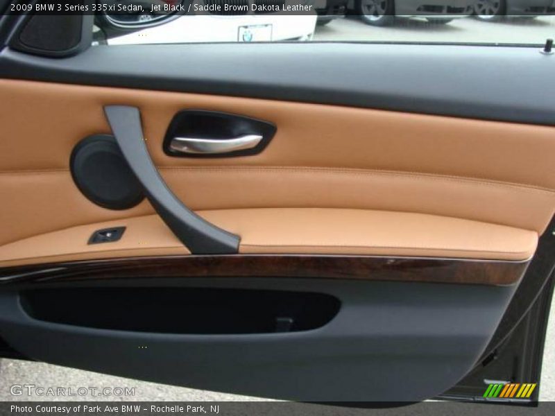 Jet Black / Saddle Brown Dakota Leather 2009 BMW 3 Series 335xi Sedan