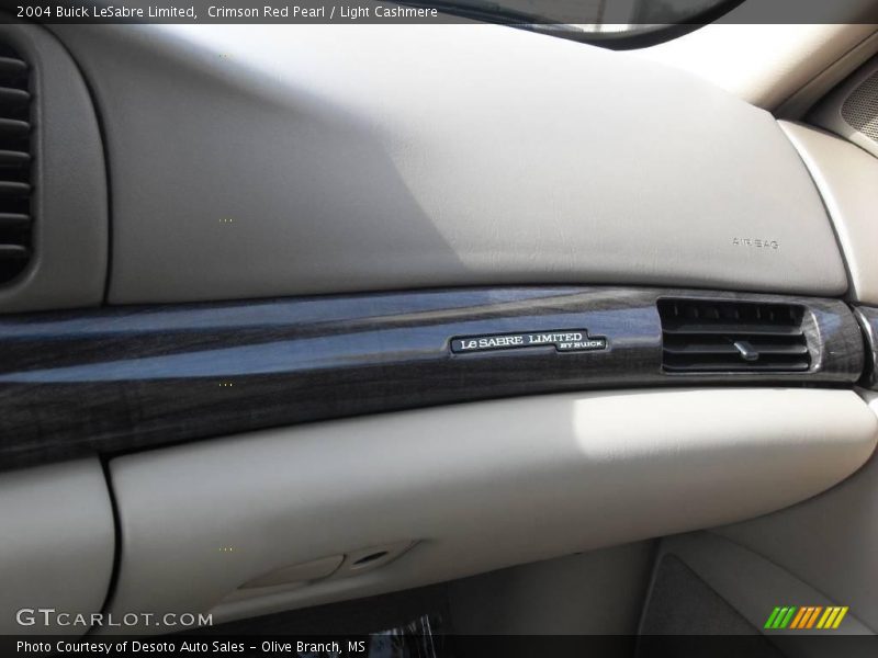 Crimson Red Pearl / Light Cashmere 2004 Buick LeSabre Limited