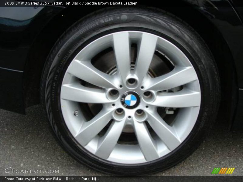 Jet Black / Saddle Brown Dakota Leather 2009 BMW 3 Series 335xi Sedan