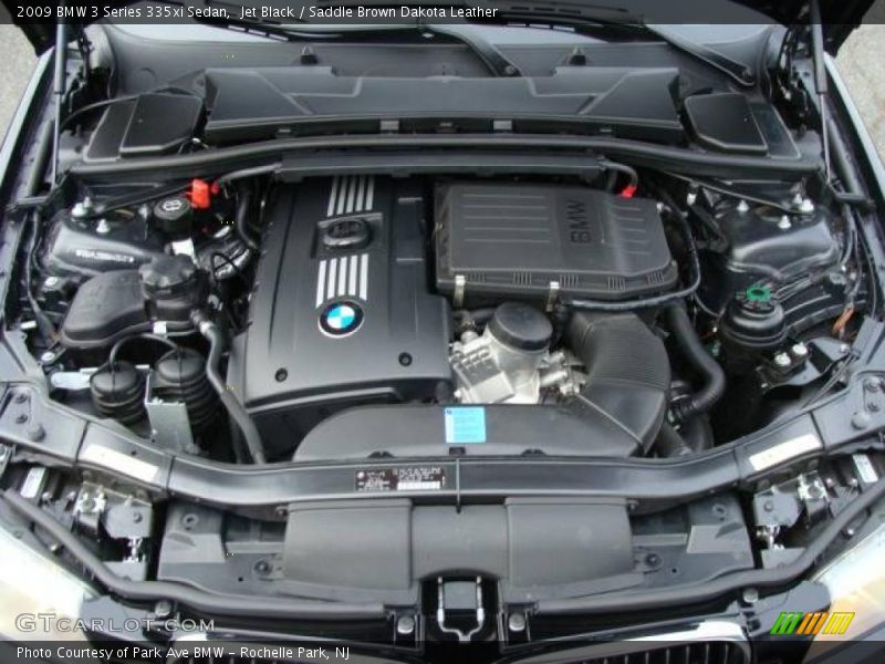 Jet Black / Saddle Brown Dakota Leather 2009 BMW 3 Series 335xi Sedan