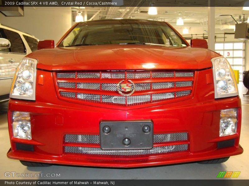 Crystal Red / Cocoa/Cashmere 2009 Cadillac SRX 4 V8 AWD