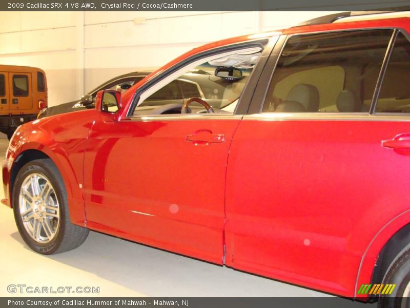 Crystal Red / Cocoa/Cashmere 2009 Cadillac SRX 4 V8 AWD