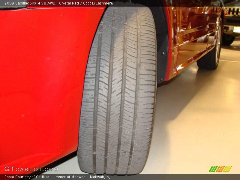 Crystal Red / Cocoa/Cashmere 2009 Cadillac SRX 4 V8 AWD