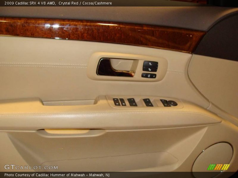 Crystal Red / Cocoa/Cashmere 2009 Cadillac SRX 4 V8 AWD