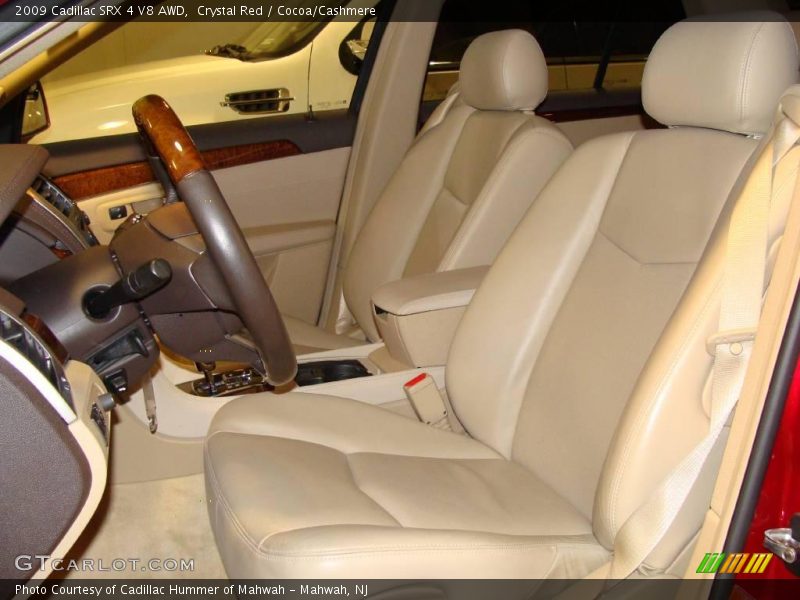 Crystal Red / Cocoa/Cashmere 2009 Cadillac SRX 4 V8 AWD