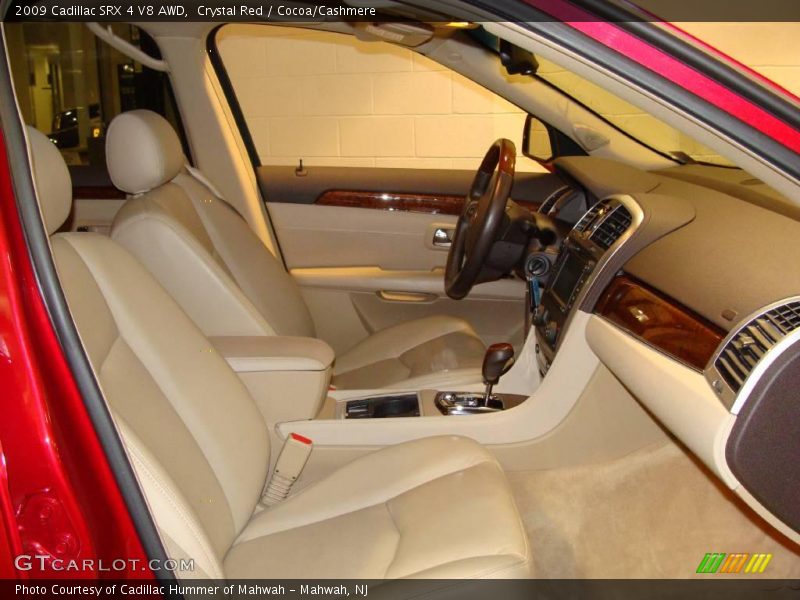 Crystal Red / Cocoa/Cashmere 2009 Cadillac SRX 4 V8 AWD