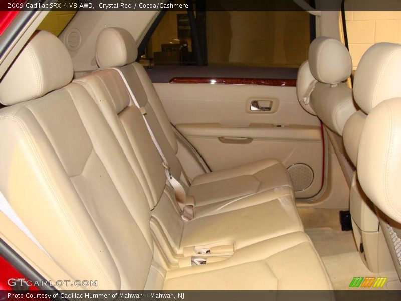 Crystal Red / Cocoa/Cashmere 2009 Cadillac SRX 4 V8 AWD