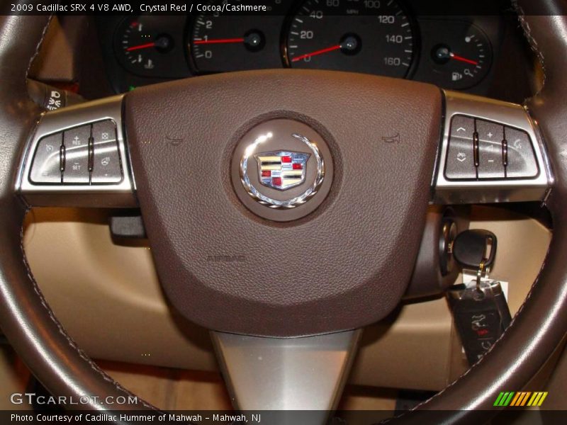 Crystal Red / Cocoa/Cashmere 2009 Cadillac SRX 4 V8 AWD