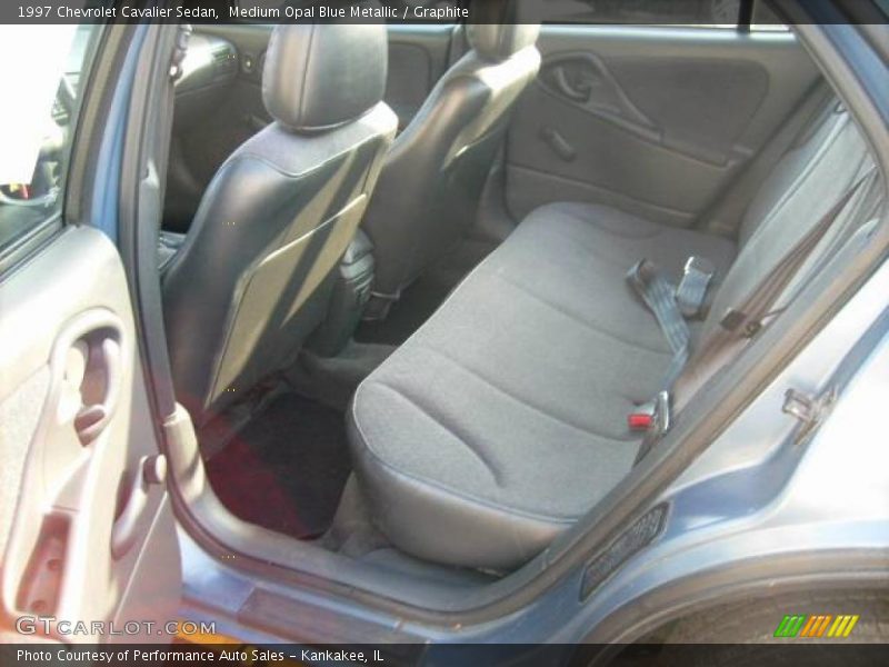 Medium Opal Blue Metallic / Graphite 1997 Chevrolet Cavalier Sedan