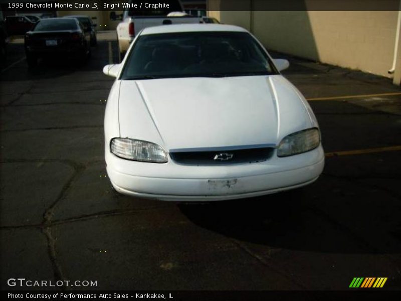 Bright White / Graphite 1999 Chevrolet Monte Carlo LS