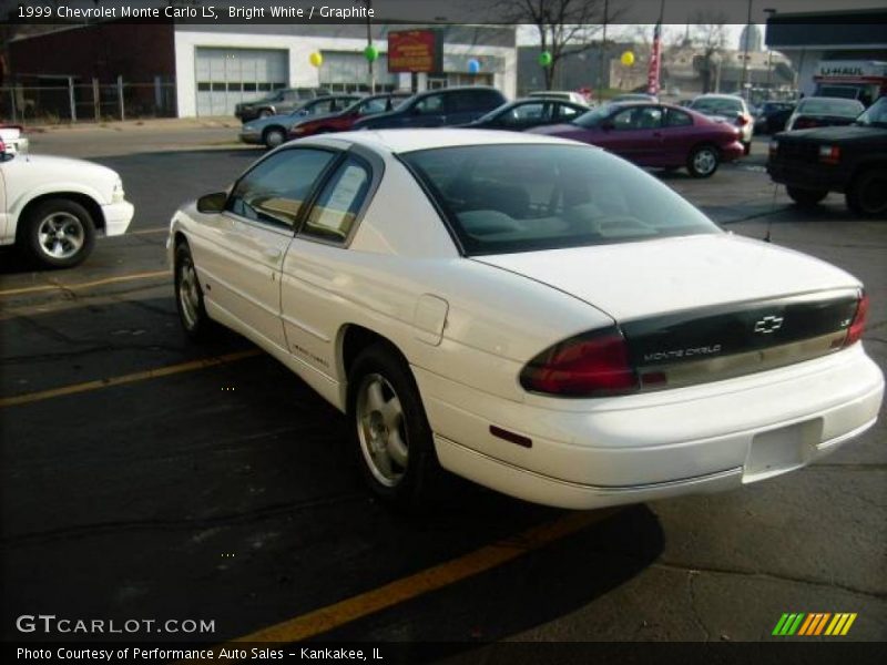 Bright White / Graphite 1999 Chevrolet Monte Carlo LS