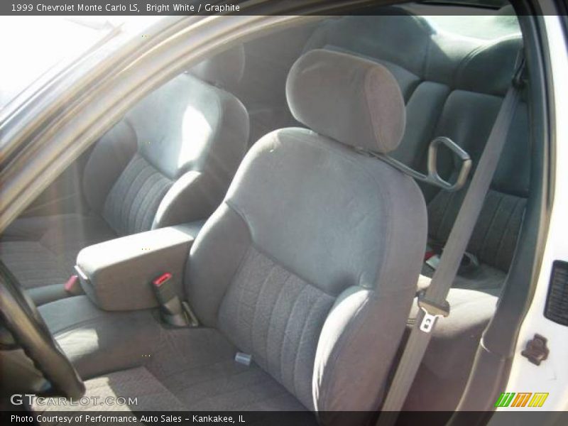 Bright White / Graphite 1999 Chevrolet Monte Carlo LS