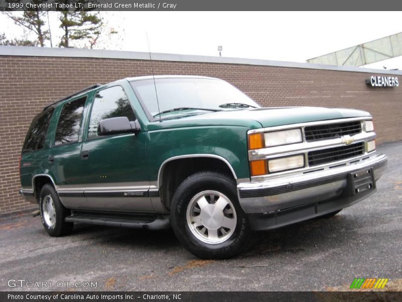 Emerald Green Metallic / Gray 1999 Chevrolet Tahoe LT