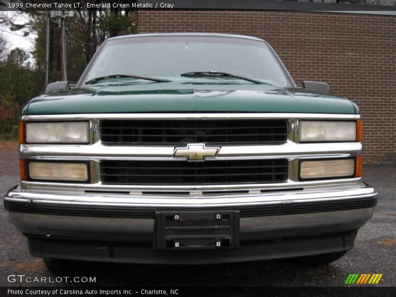 Emerald Green Metallic / Gray 1999 Chevrolet Tahoe LT