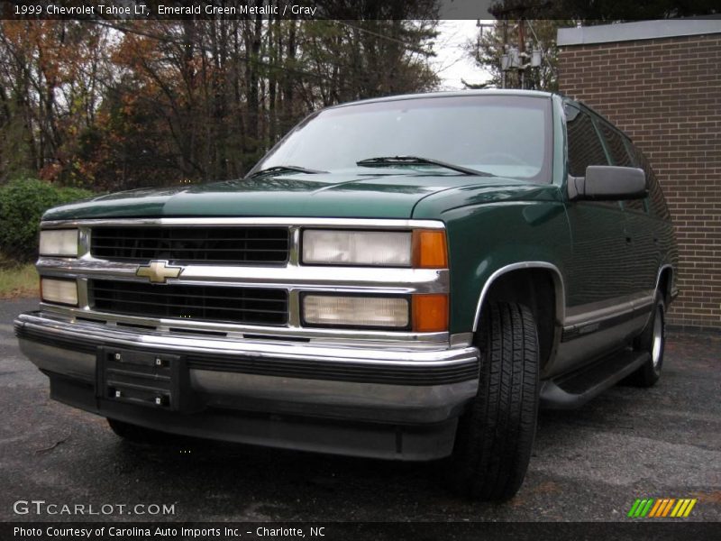 Emerald Green Metallic / Gray 1999 Chevrolet Tahoe LT