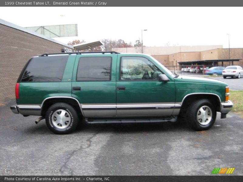 Emerald Green Metallic / Gray 1999 Chevrolet Tahoe LT