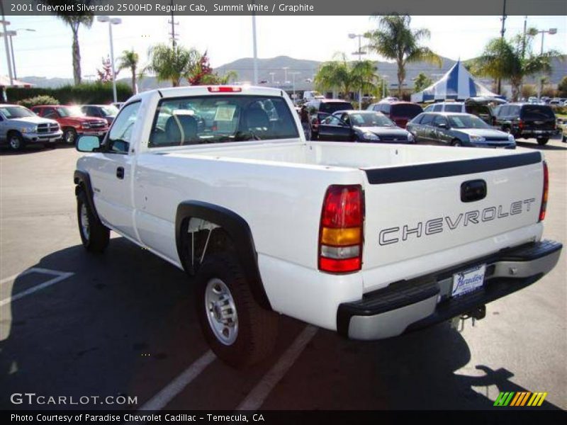 Summit White / Graphite 2001 Chevrolet Silverado 2500HD Regular Cab