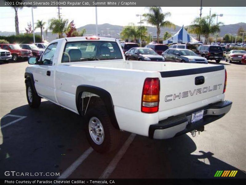 Summit White / Graphite 2001 Chevrolet Silverado 2500HD Regular Cab