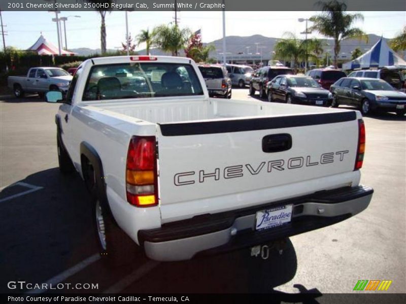 Summit White / Graphite 2001 Chevrolet Silverado 2500HD Regular Cab