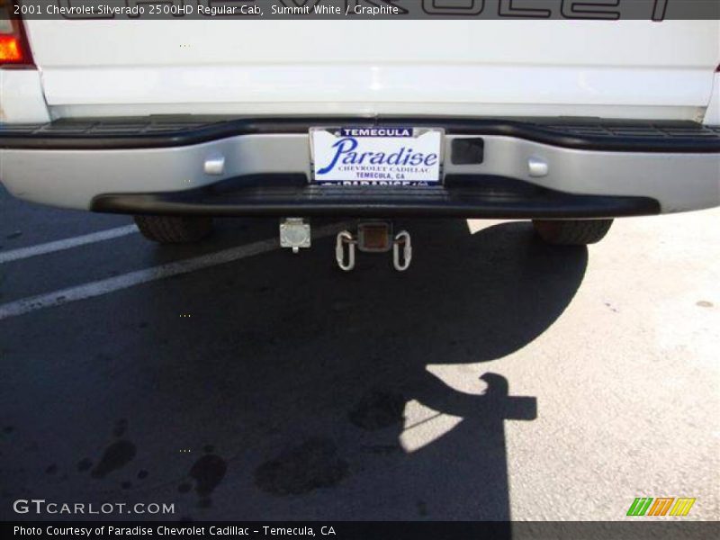 Summit White / Graphite 2001 Chevrolet Silverado 2500HD Regular Cab