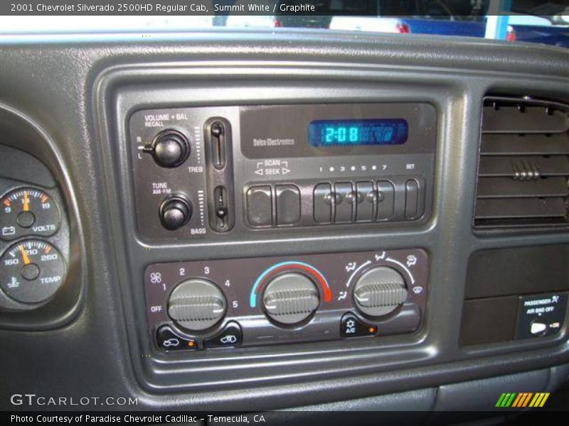 Summit White / Graphite 2001 Chevrolet Silverado 2500HD Regular Cab