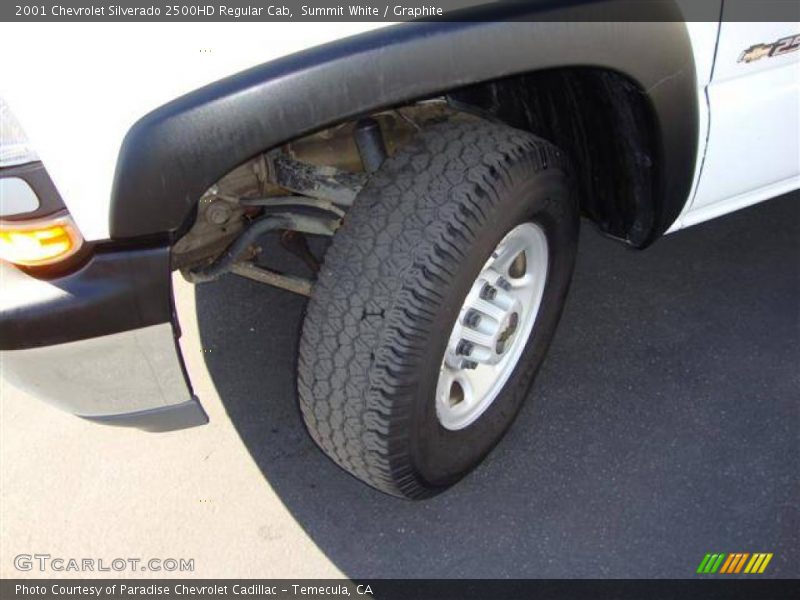 Summit White / Graphite 2001 Chevrolet Silverado 2500HD Regular Cab
