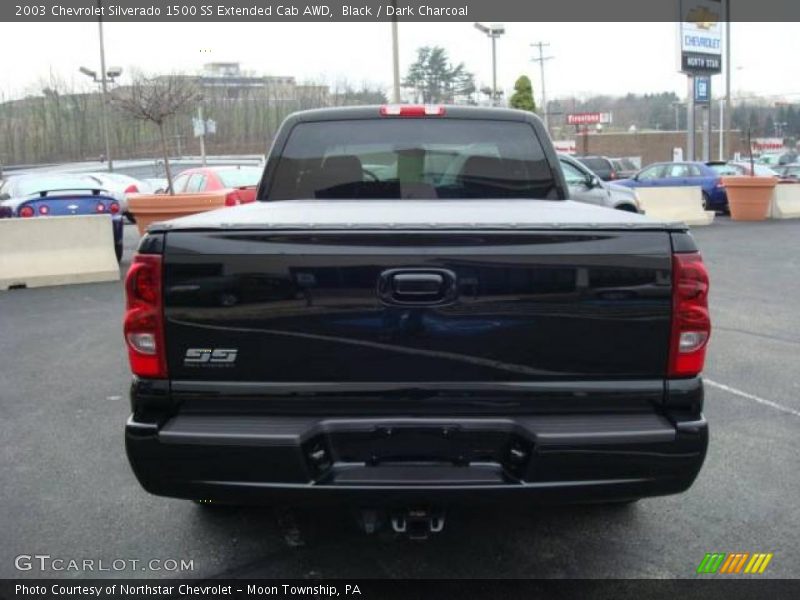 Black / Dark Charcoal 2003 Chevrolet Silverado 1500 SS Extended Cab AWD