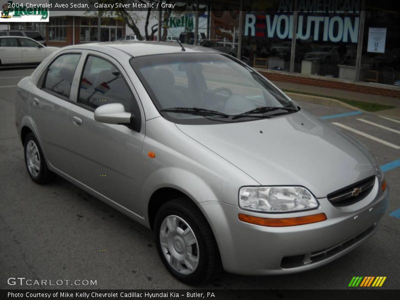 Galaxy Silver Metallic / Gray 2004 Chevrolet Aveo Sedan