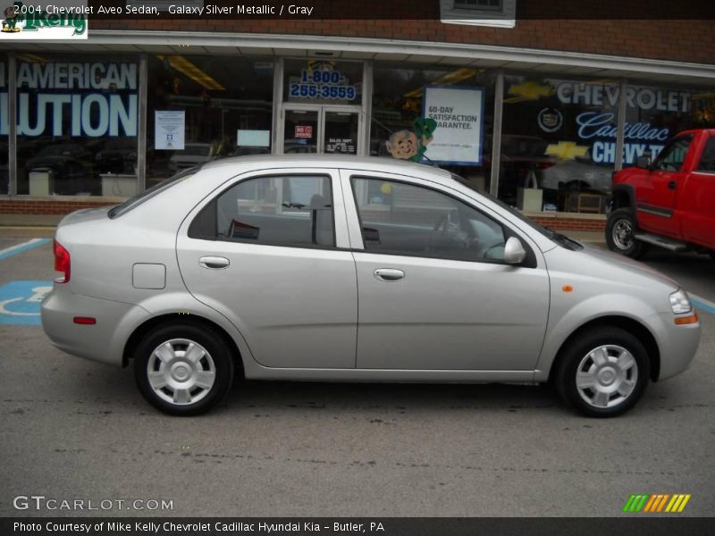 Galaxy Silver Metallic / Gray 2004 Chevrolet Aveo Sedan