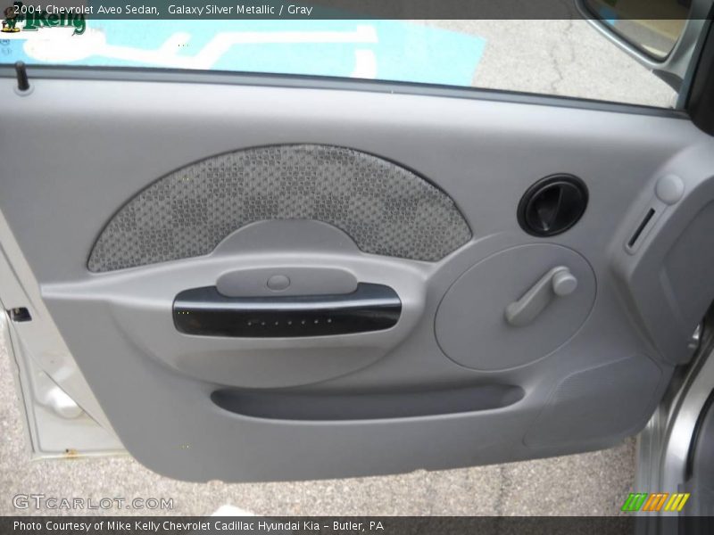 Galaxy Silver Metallic / Gray 2004 Chevrolet Aveo Sedan