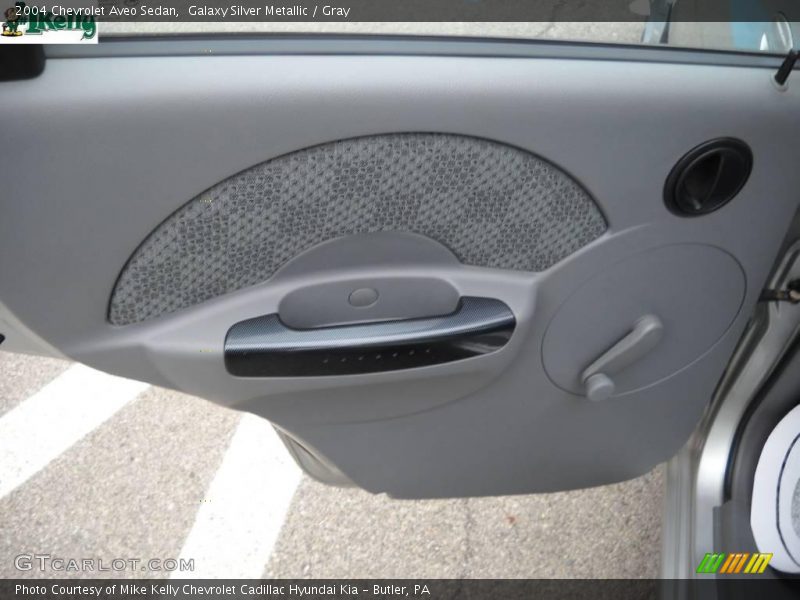 Galaxy Silver Metallic / Gray 2004 Chevrolet Aveo Sedan