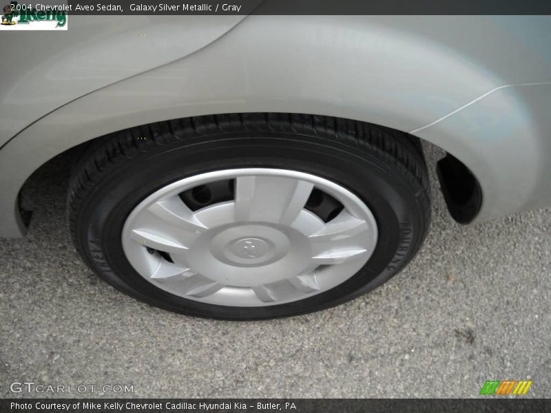 Galaxy Silver Metallic / Gray 2004 Chevrolet Aveo Sedan