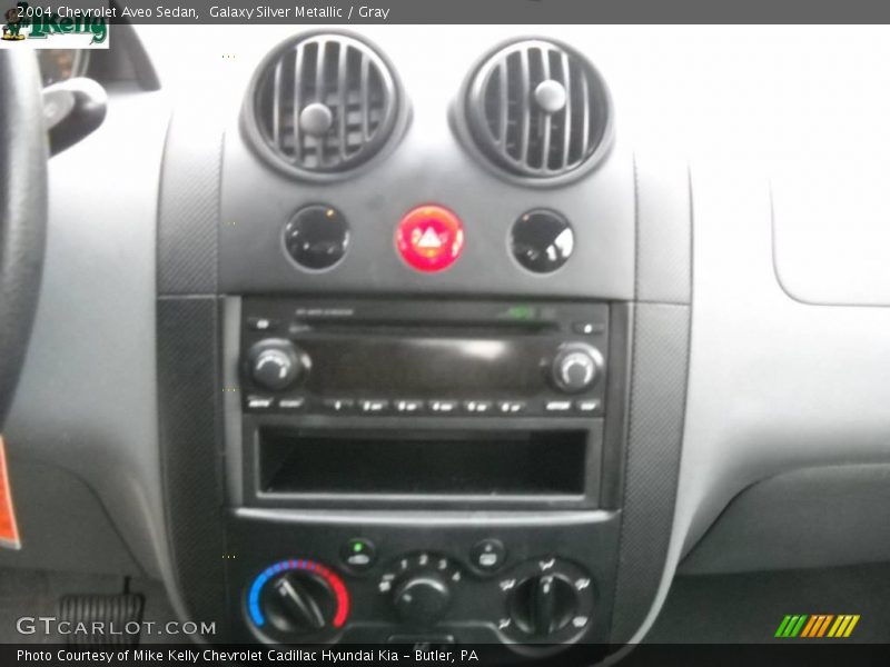 Galaxy Silver Metallic / Gray 2004 Chevrolet Aveo Sedan