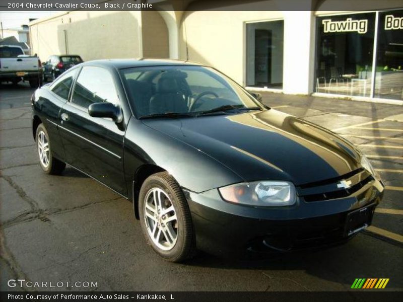 Black / Graphite 2004 Chevrolet Cavalier Coupe