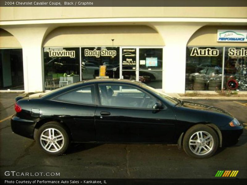 Black / Graphite 2004 Chevrolet Cavalier Coupe