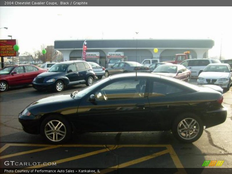 Black / Graphite 2004 Chevrolet Cavalier Coupe