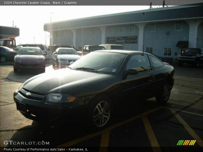 Black / Graphite 2004 Chevrolet Cavalier Coupe