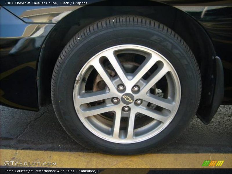 Black / Graphite 2004 Chevrolet Cavalier Coupe
