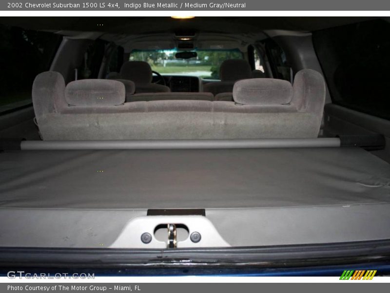 Indigo Blue Metallic / Medium Gray/Neutral 2002 Chevrolet Suburban 1500 LS 4x4