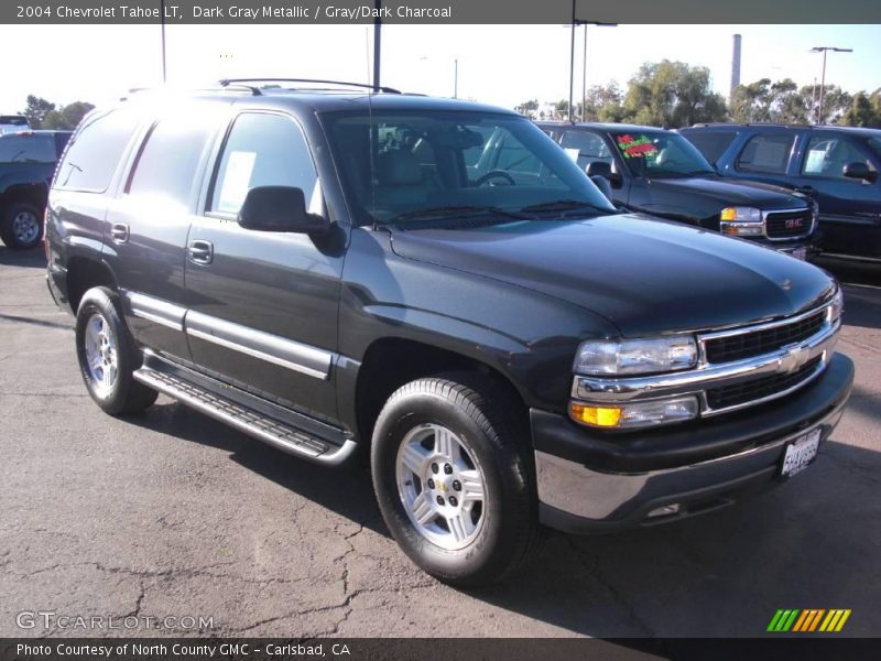 Dark Gray Metallic / Gray/Dark Charcoal 2004 Chevrolet Tahoe LT