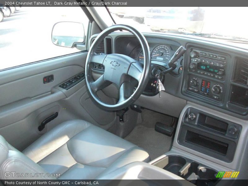 Dark Gray Metallic / Gray/Dark Charcoal 2004 Chevrolet Tahoe LT