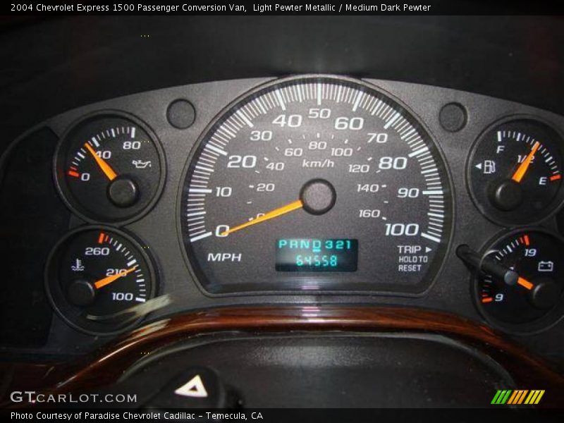 Light Pewter Metallic / Medium Dark Pewter 2004 Chevrolet Express 1500 Passenger Conversion Van