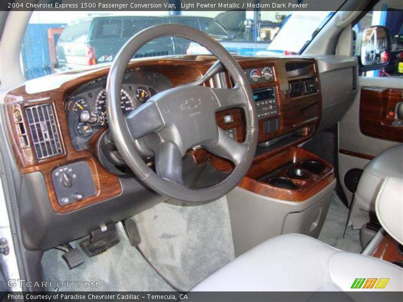 Light Pewter Metallic / Medium Dark Pewter 2004 Chevrolet Express 1500 Passenger Conversion Van