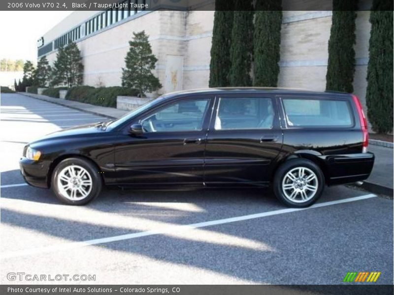 Black / Taupe/Light Taupe 2006 Volvo V70 2.4