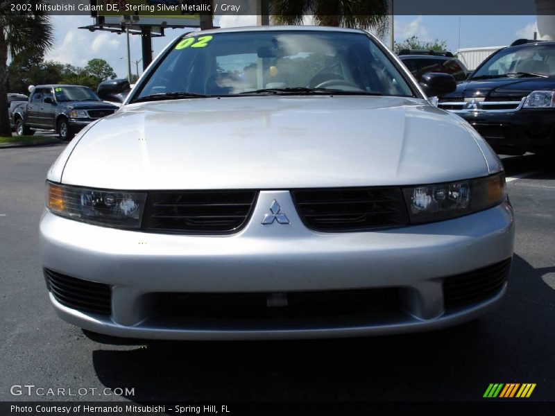 Sterling Silver Metallic / Gray 2002 Mitsubishi Galant DE