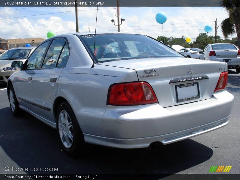 Sterling Silver Metallic / Gray 2002 Mitsubishi Galant DE